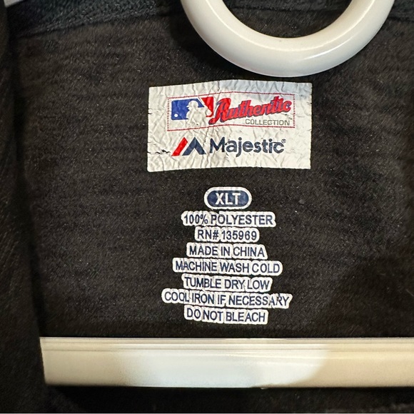 Giants Men’s Sweatshirts Hoodie MLB Authentic Collection Logo Black size XL Tall - Picture 2 of 4